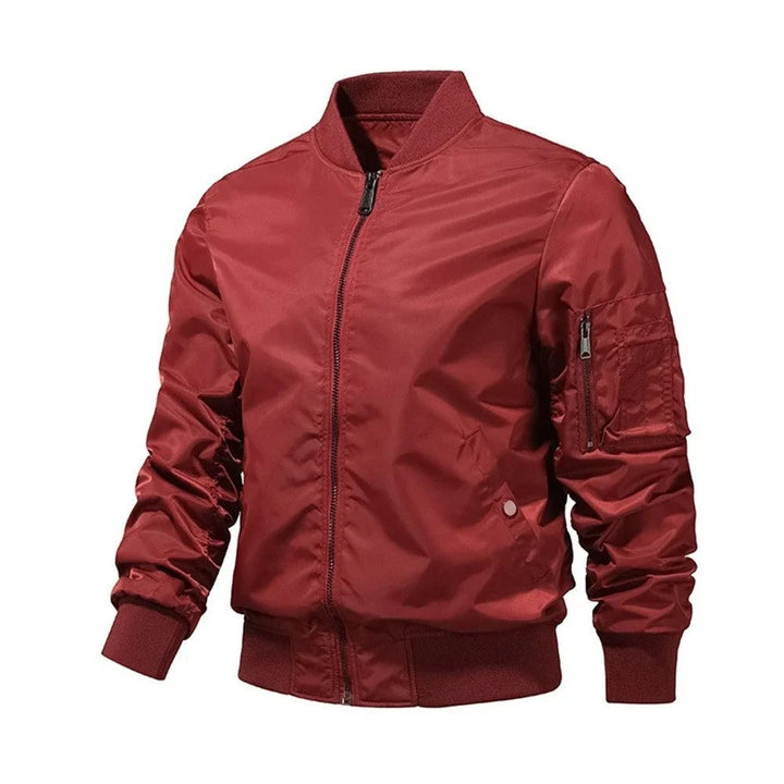 Veste de transition légère imperméable bleue pour hommes de Oliver Fashion 