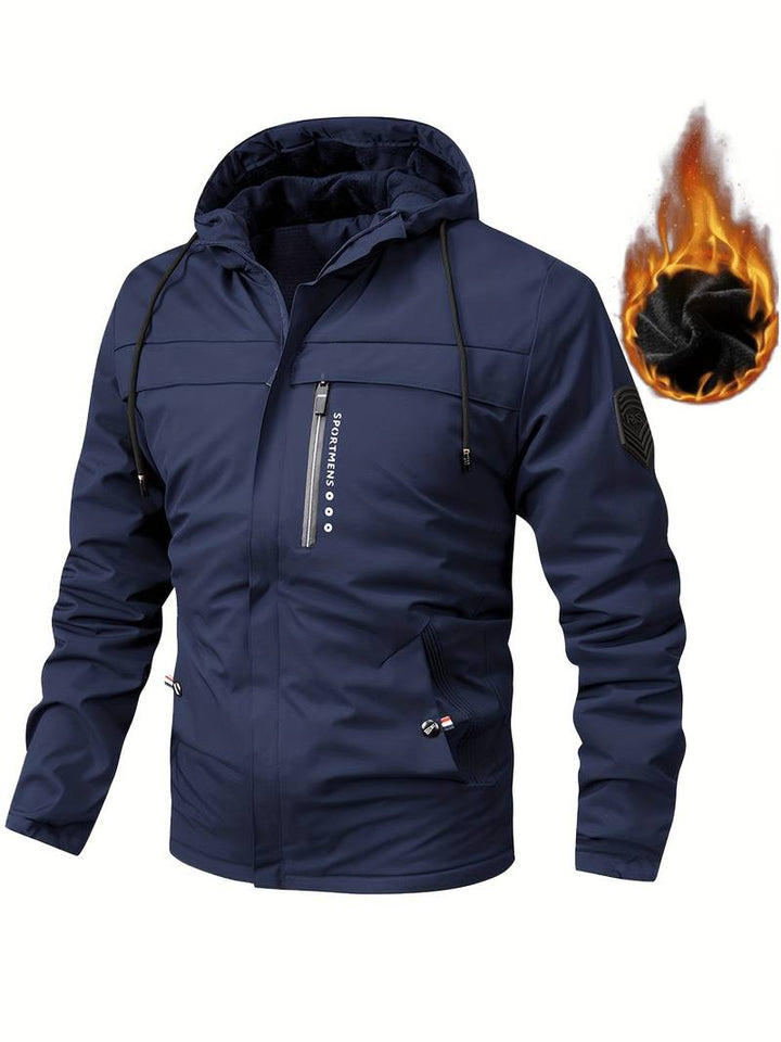 Parker - Warme fleece jas met capuchon, casual heren winterjas voor buitenactiviteiten