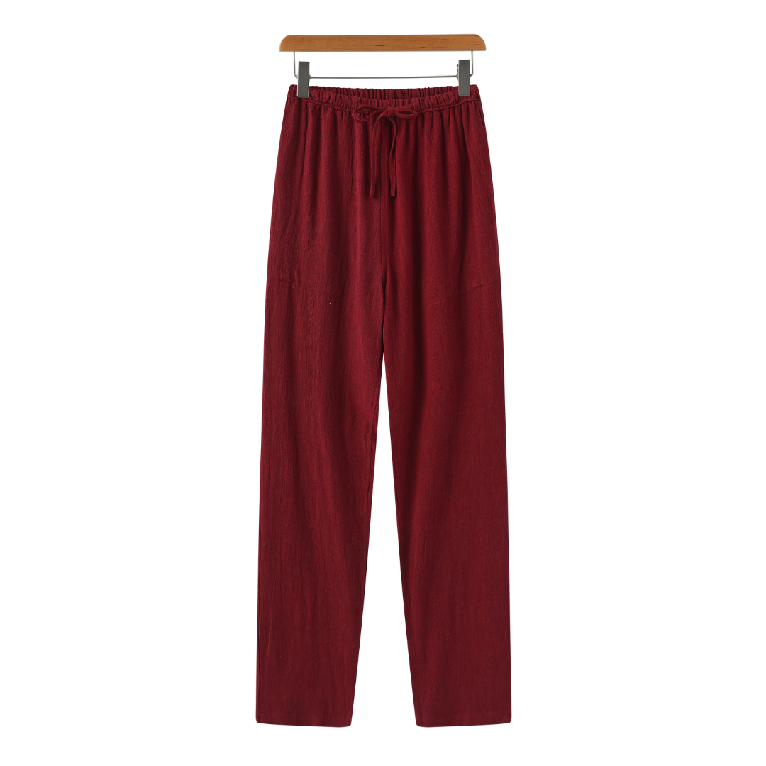 Chad - Pantalon en Lin (Coupe Slim)