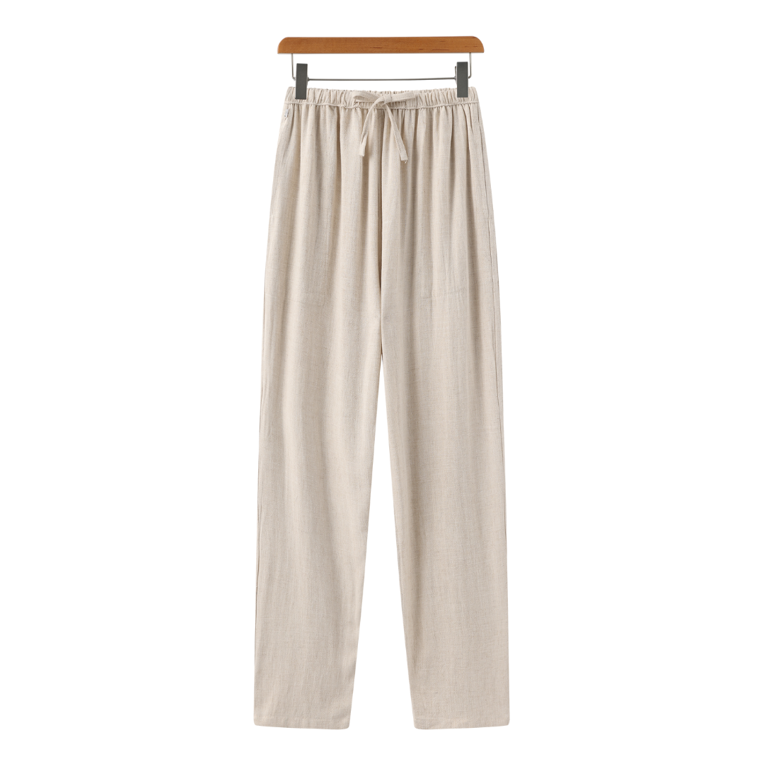 Chad - Pantalon en Lin (Coupe Slim)