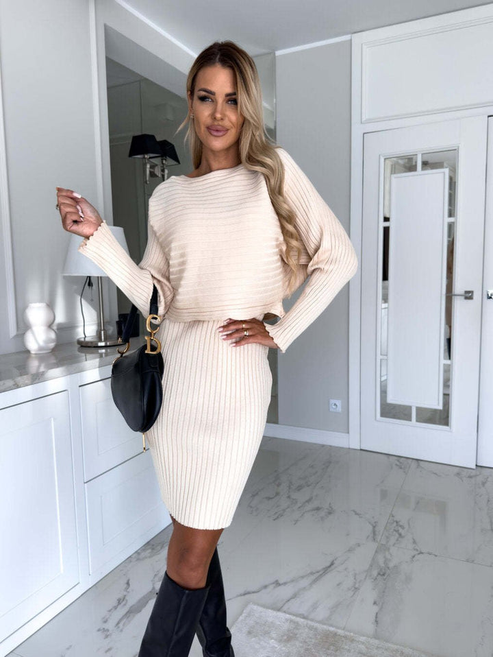 Margo - Gebreide Pullover Sweater en Cami Dress Set 🔥