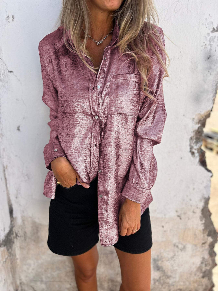 Tallis™ Metallic Blouse