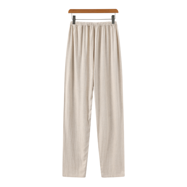 Chad - Pantalon en Lin (Coupe Slim)