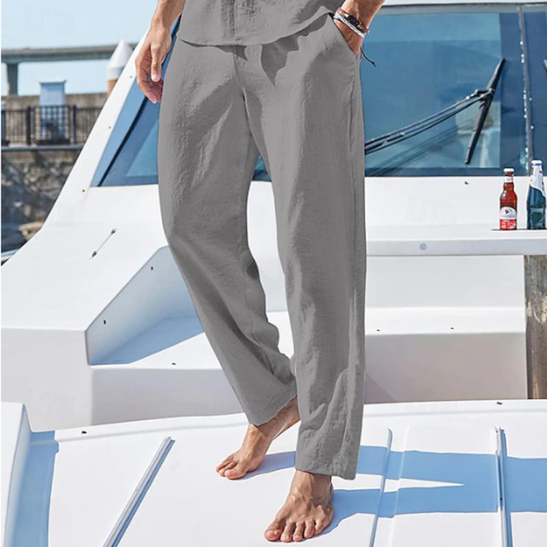 Andrei - Pantalon en lin Captain Summer Yacht pour homme