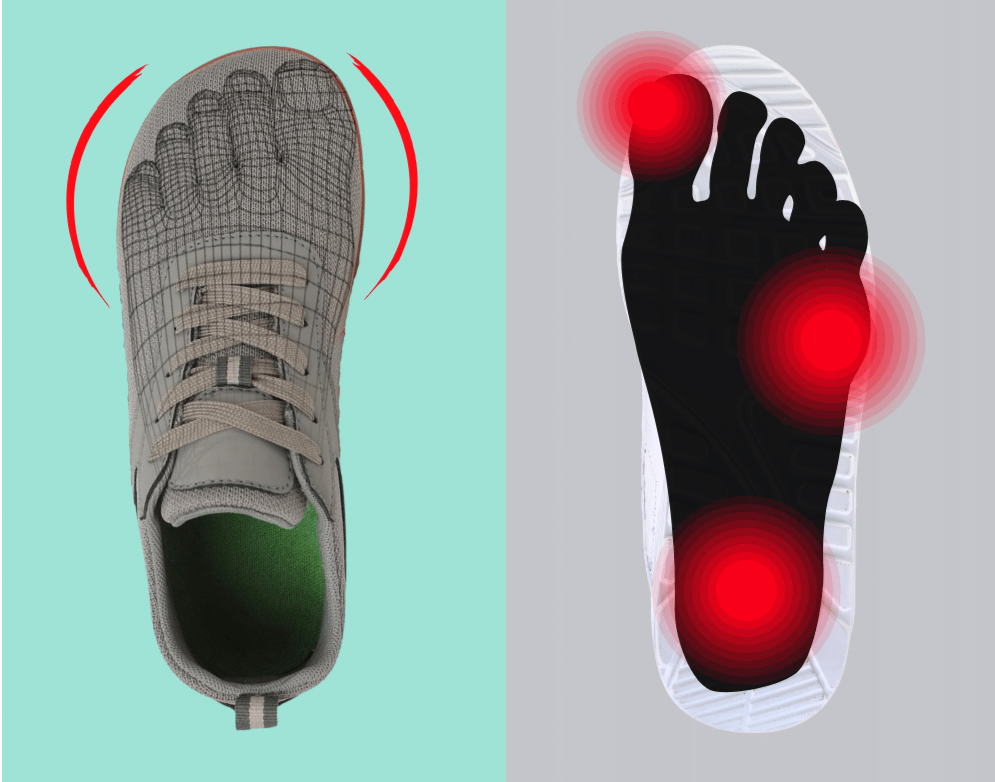 Porter - gezonde en stijlvolle schoenen op blote voeten