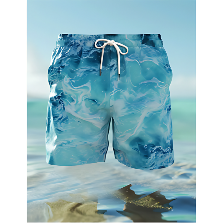 Cedrick - Short de bain d'été Zee Gradient Quick Dry pour homme