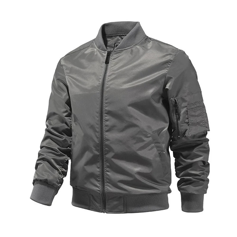 Veste de transition légère imperméable bleue pour hommes de Oliver Fashion 