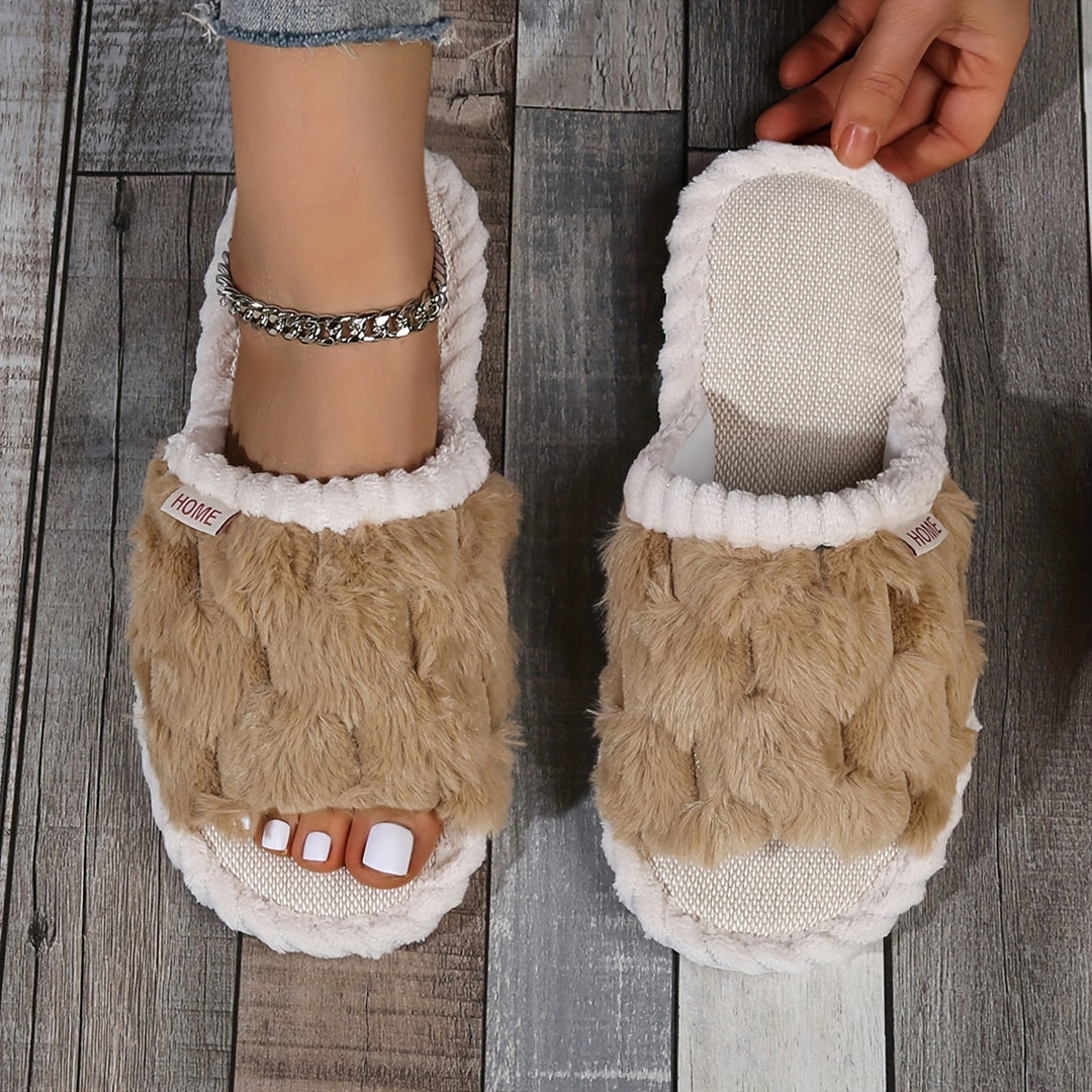 FurrBliss - CozyLuxe Pluche Comfort Slips