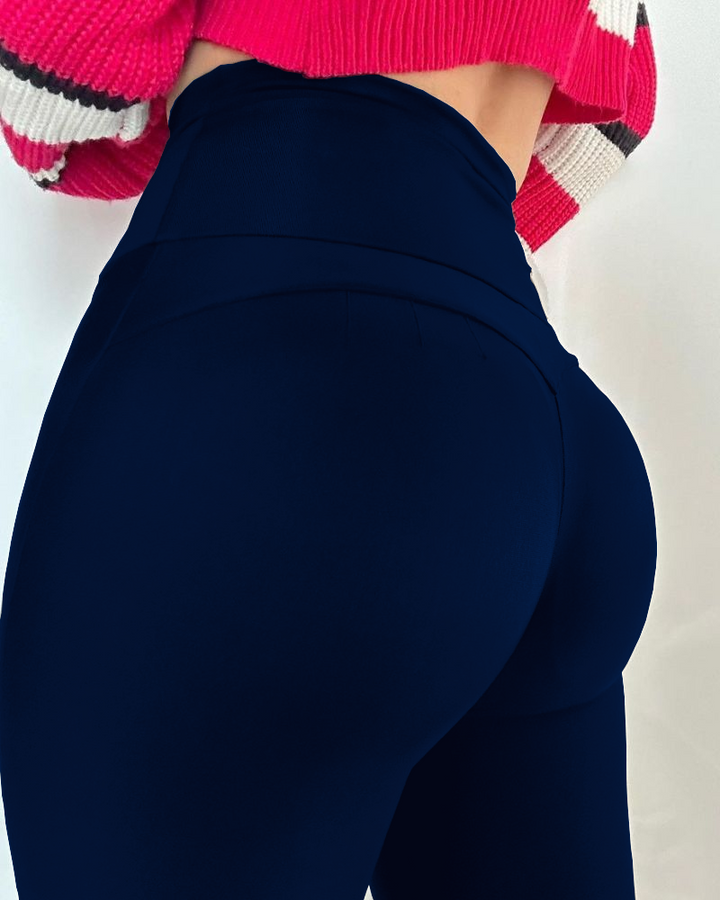 Yaretzi - Pantalon rehausseur de fesses avec contrôle du ventre et fermeture éclair