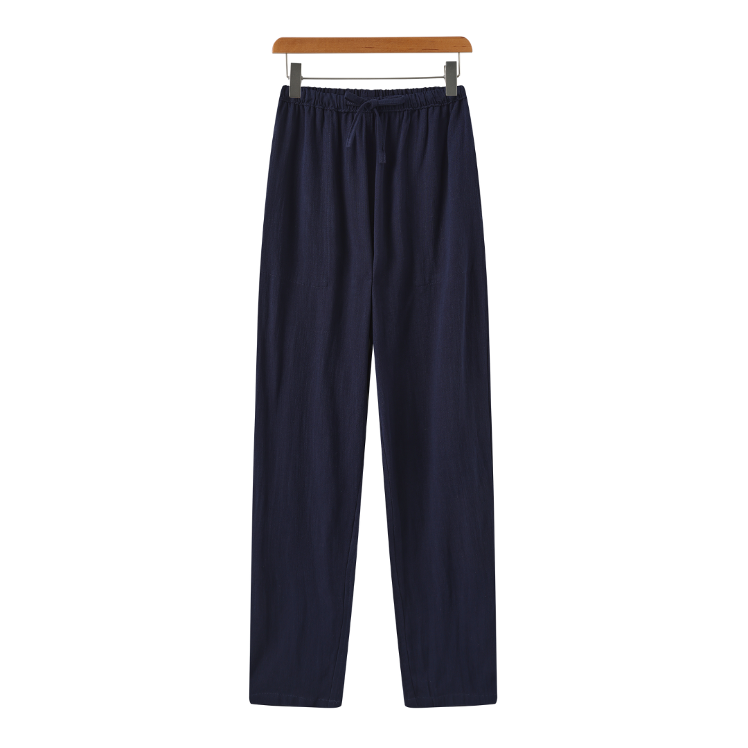 Chad - Pantalon en Lin (Coupe Slim)