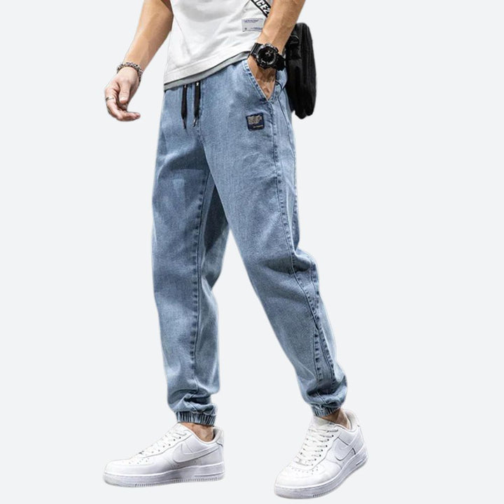 Alec | Pantalon de survêtement en denim doux