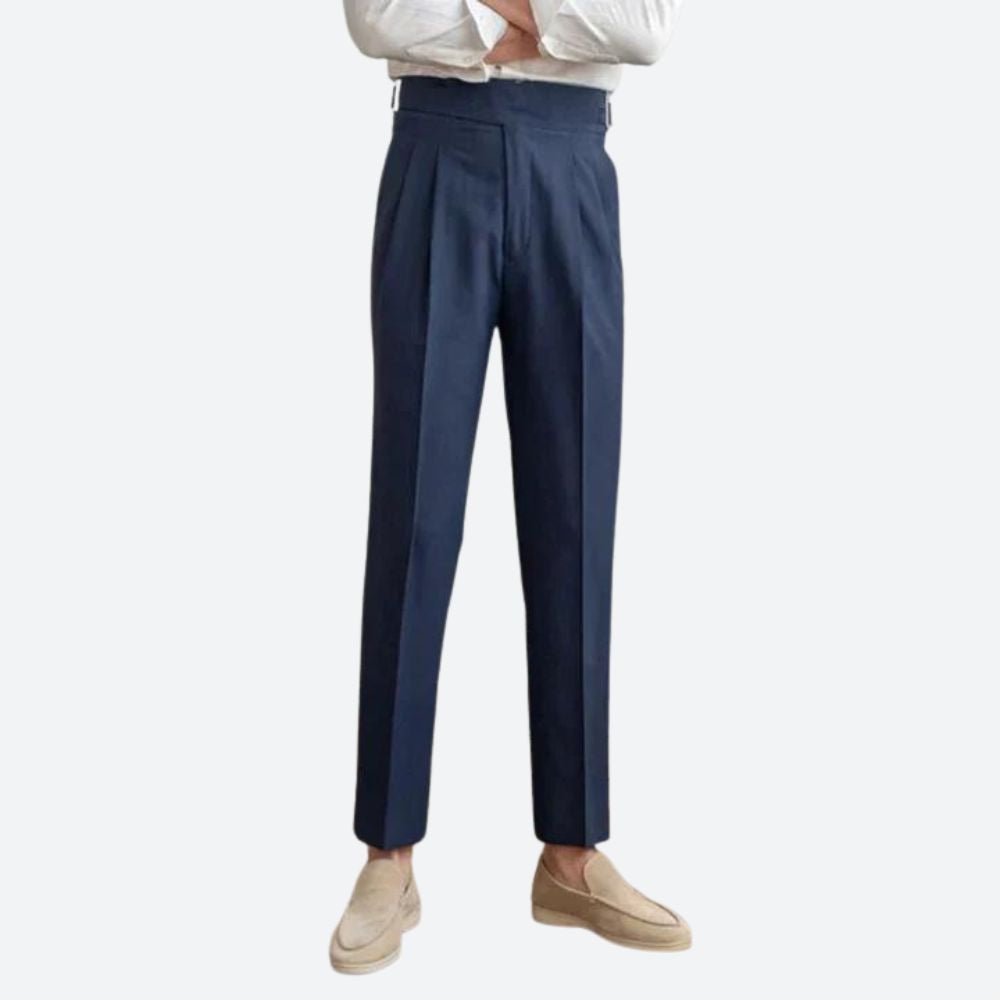 Brett | Pantalon plissé élégant avec coupe slim