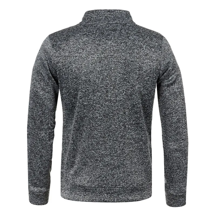 Anton - Sweatvest | Sweatshirt met omgeslagen kraag