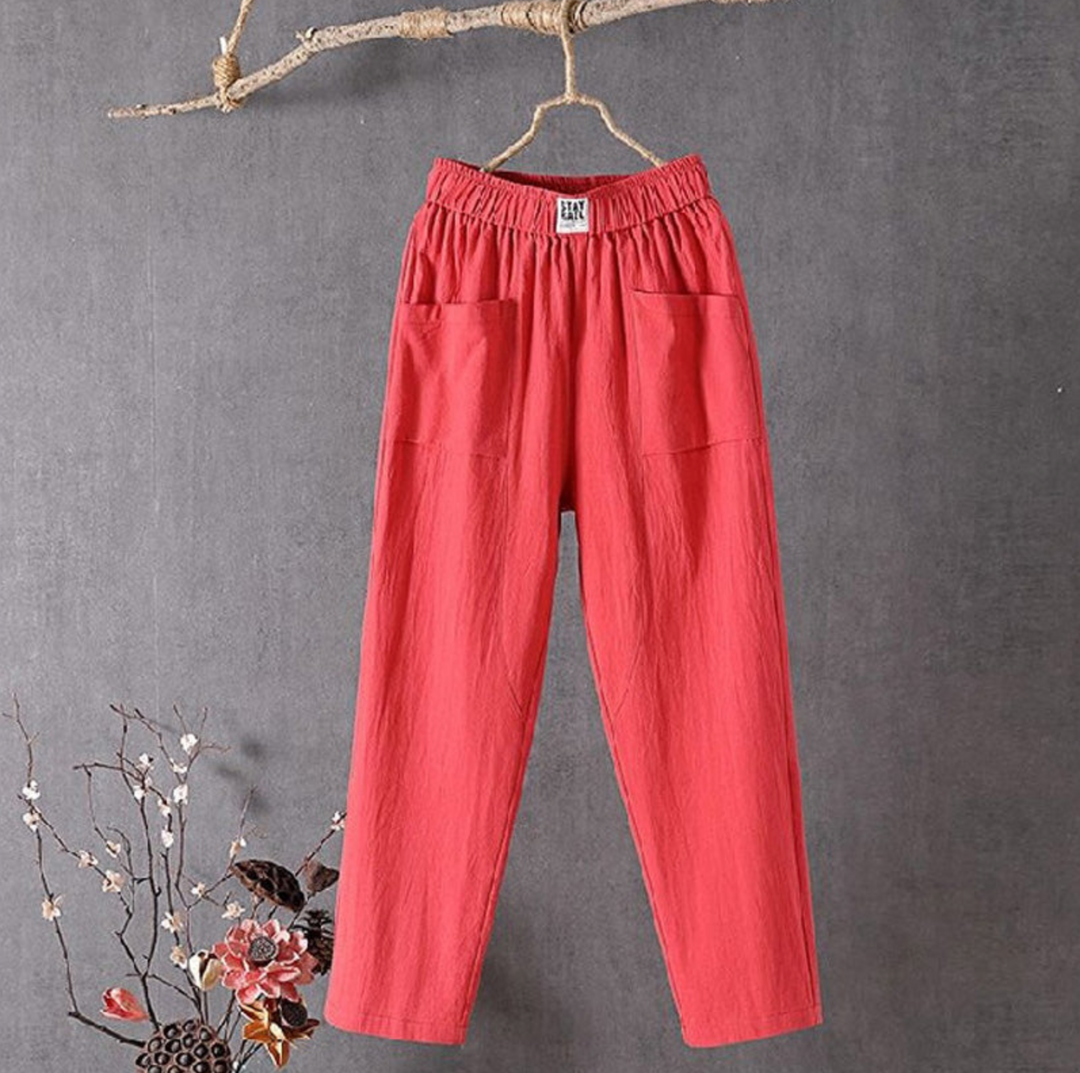 Pantalon décontracté en coton Brooke™