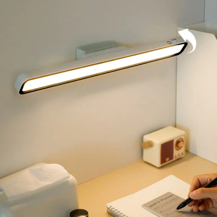 FlexGlow | Lampe de bureau magnétique à intensité variable - Éclairage, flexible et élégant 