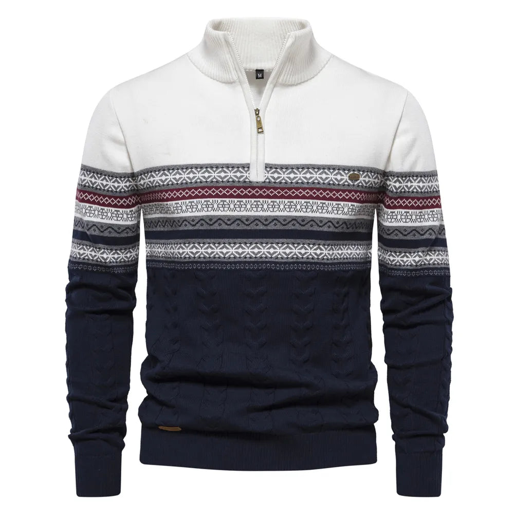 Gustav - Sweater van hoge kwaliteit met retro patronen