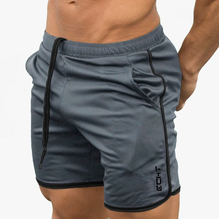 Black Stripe™ heren sport shorts met lichtgewicht stof