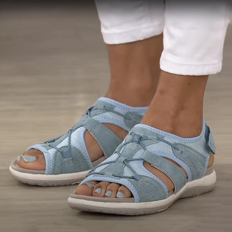 Mina™ - Modieuze, verstelbare zomersandalen met ondersteuning voor de voetboog