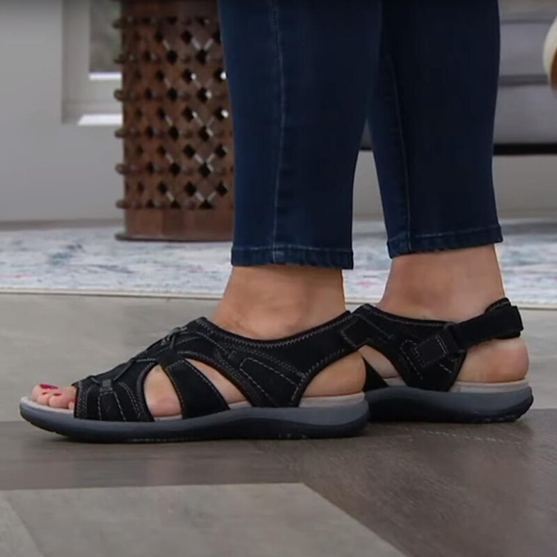 Mina™ - Modieuze, verstelbare zomersandalen met ondersteuning voor de voetboog