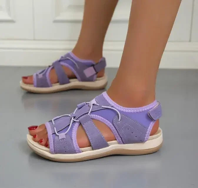 Mina™ - Modieuze, verstelbare zomersandalen met ondersteuning voor de voetboog