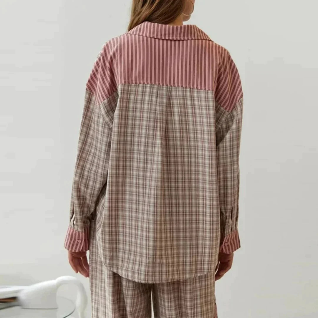 Callie™️ Geruite pyjama voor dames
