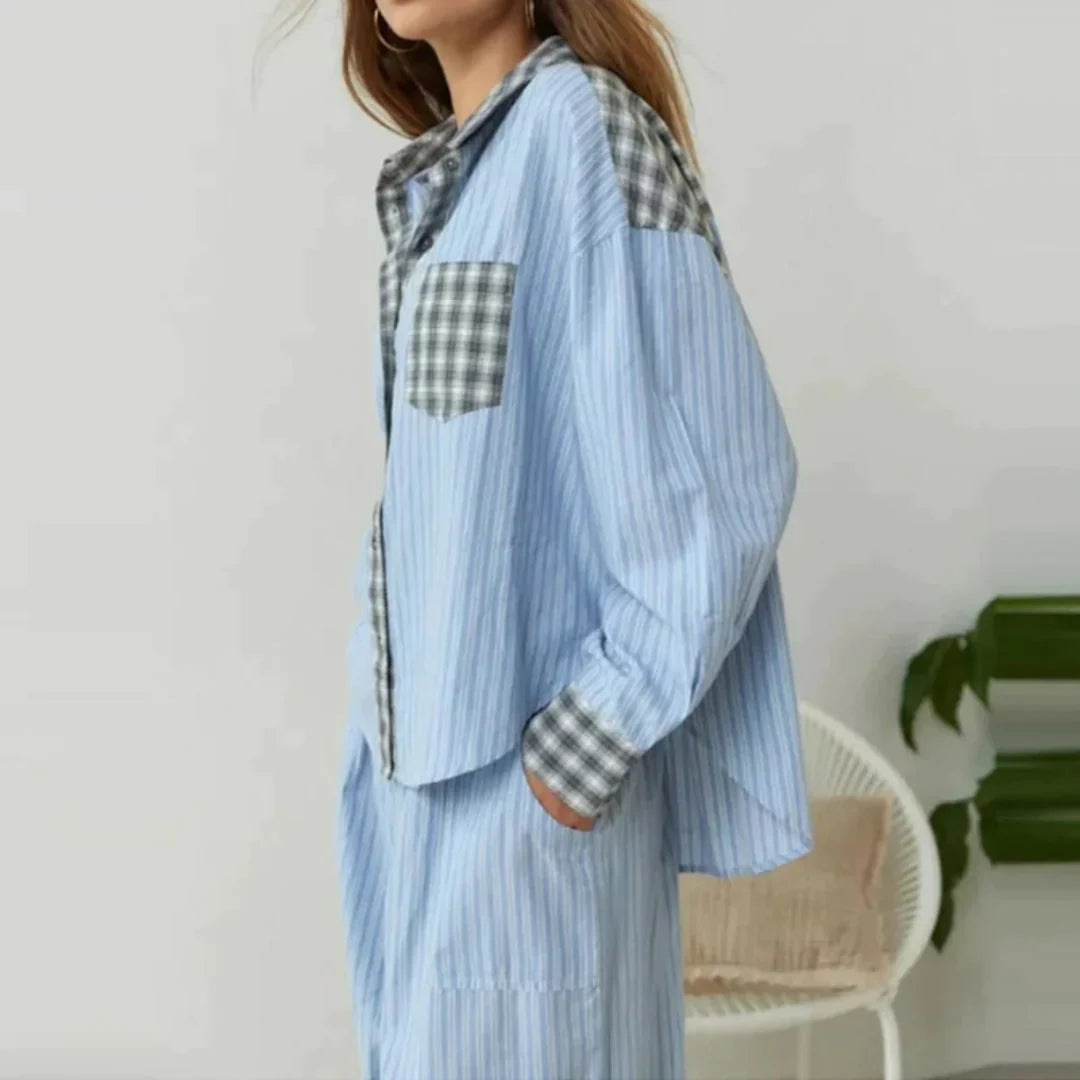Callie™️ Geruite pyjama voor dames