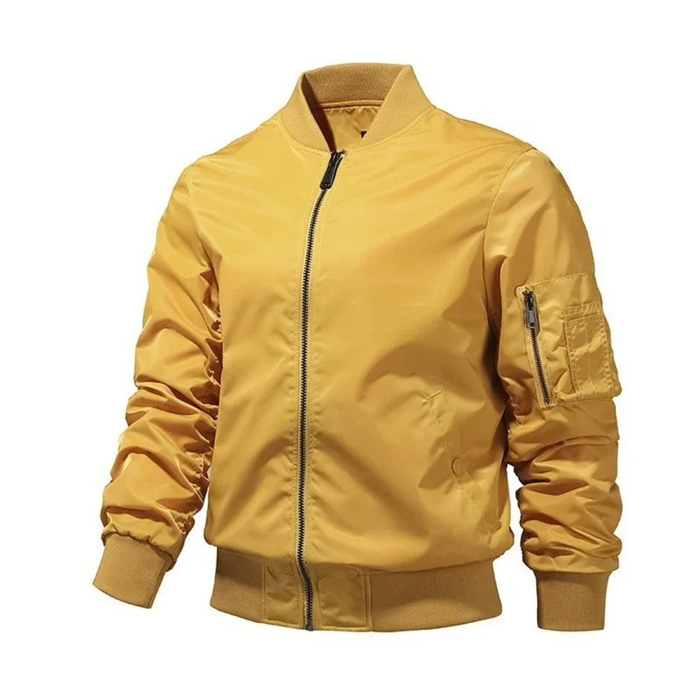 Veste de transition légère imperméable bleue pour hommes de Oliver Fashion 