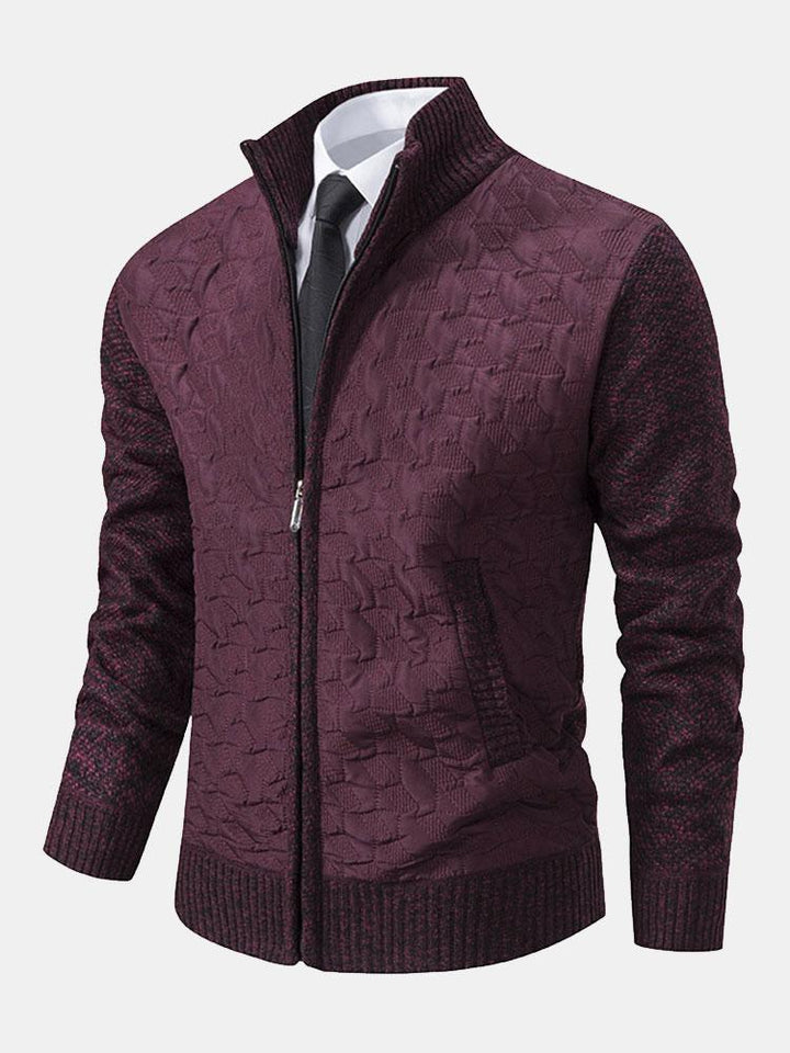 Astront - Cardigan tricoté luxueux