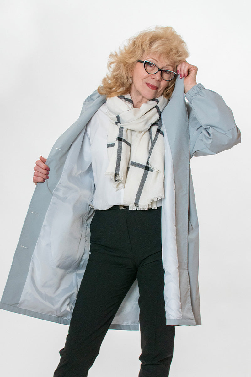 Shayla - Waterafstotend oversized windjack met capuchon Regenjack