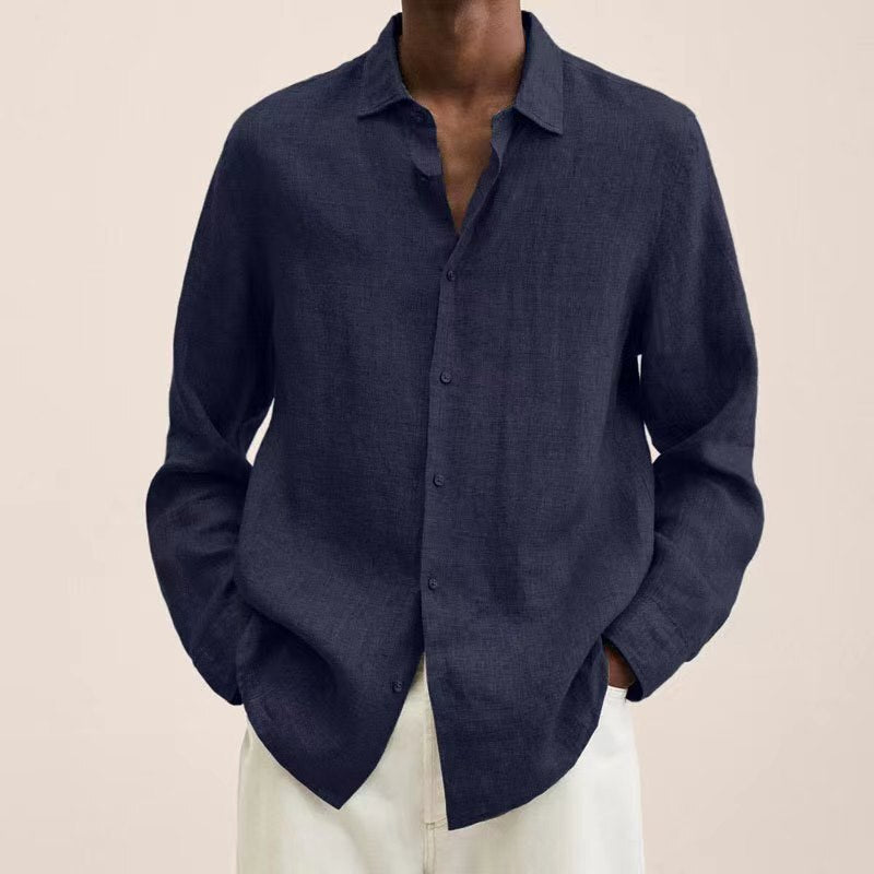 Danial™ | Chemise élégante pour hommes en coton à manches longues