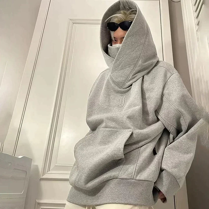 Ryker | Ninja hoodie met dubbele halslijn