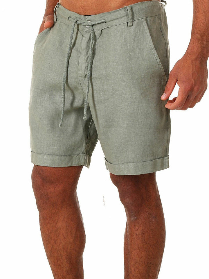 BreatheEasy® Katoenen Linnen Shortbroek David