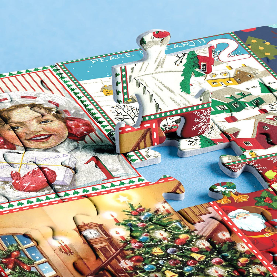 JollyPuzzle - Kerst adventskalender puzzel 1000 stukjes