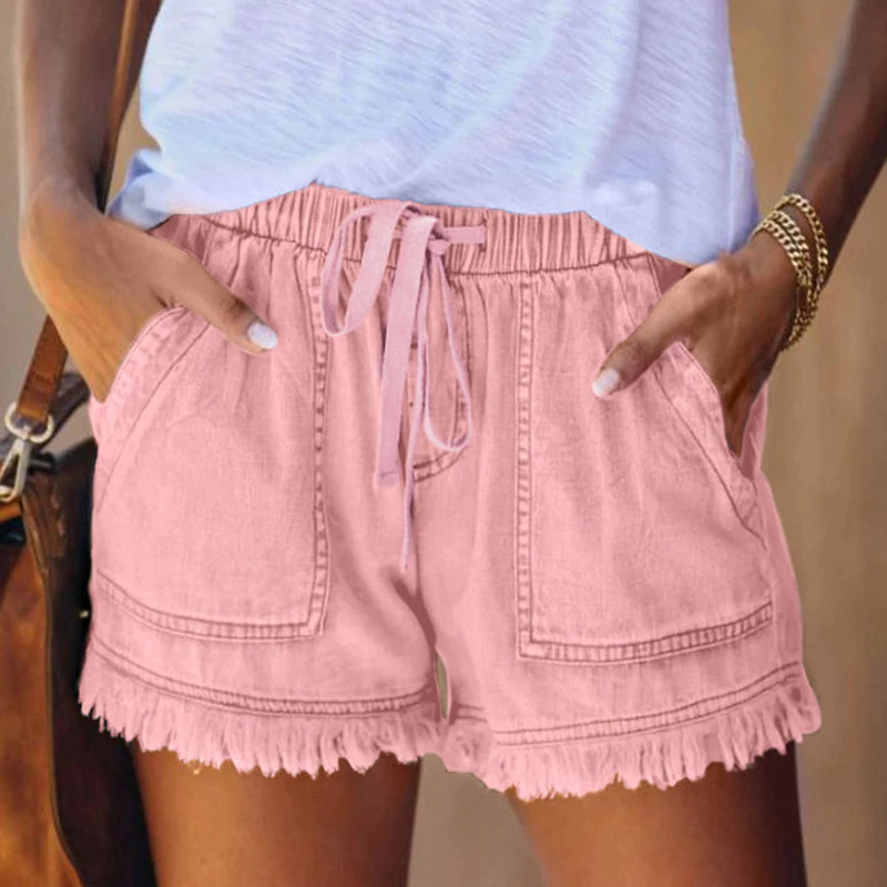 Lexi® | denim shorts met hoge taille