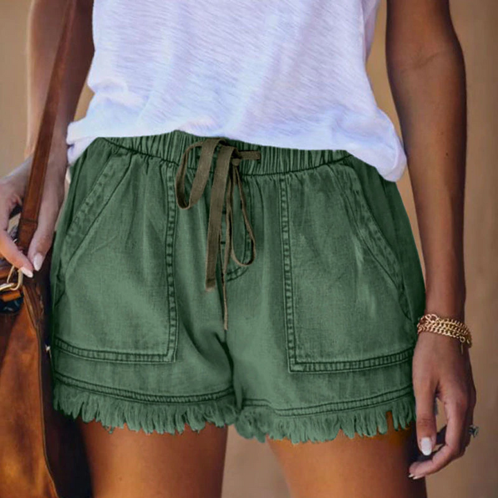 Lexi® | denim shorts met hoge taille