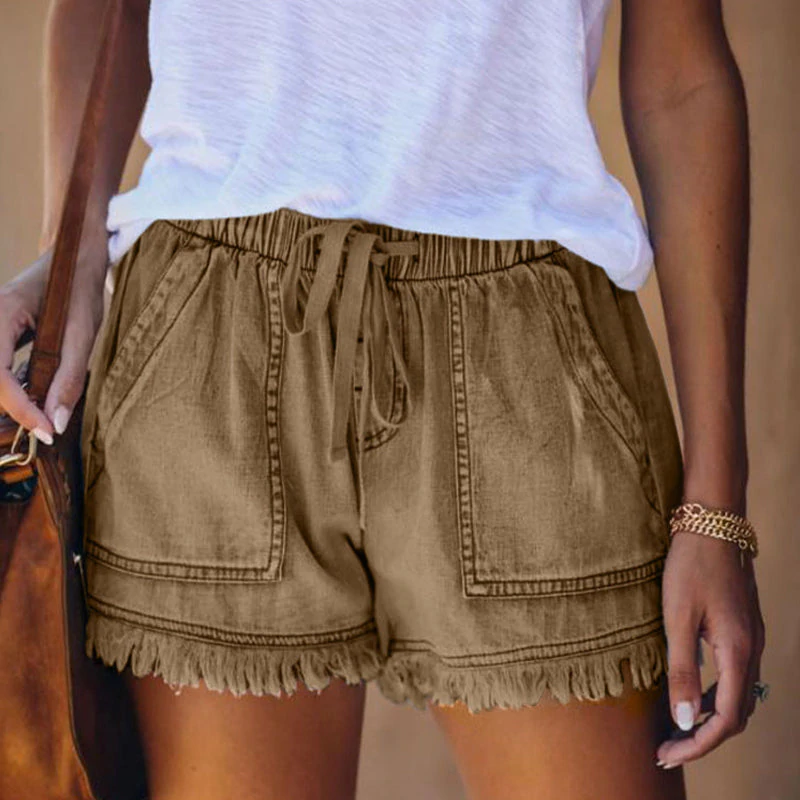 Lexi® | denim shorts met hoge taille