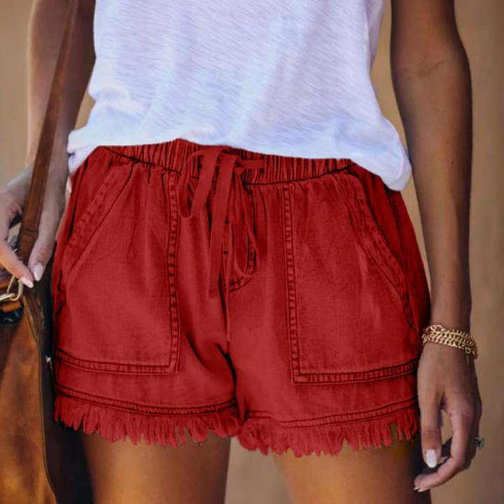 Lexi® | denim shorts met hoge taille