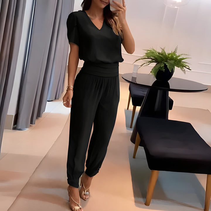 Alexis - Trendy blouse en broek set