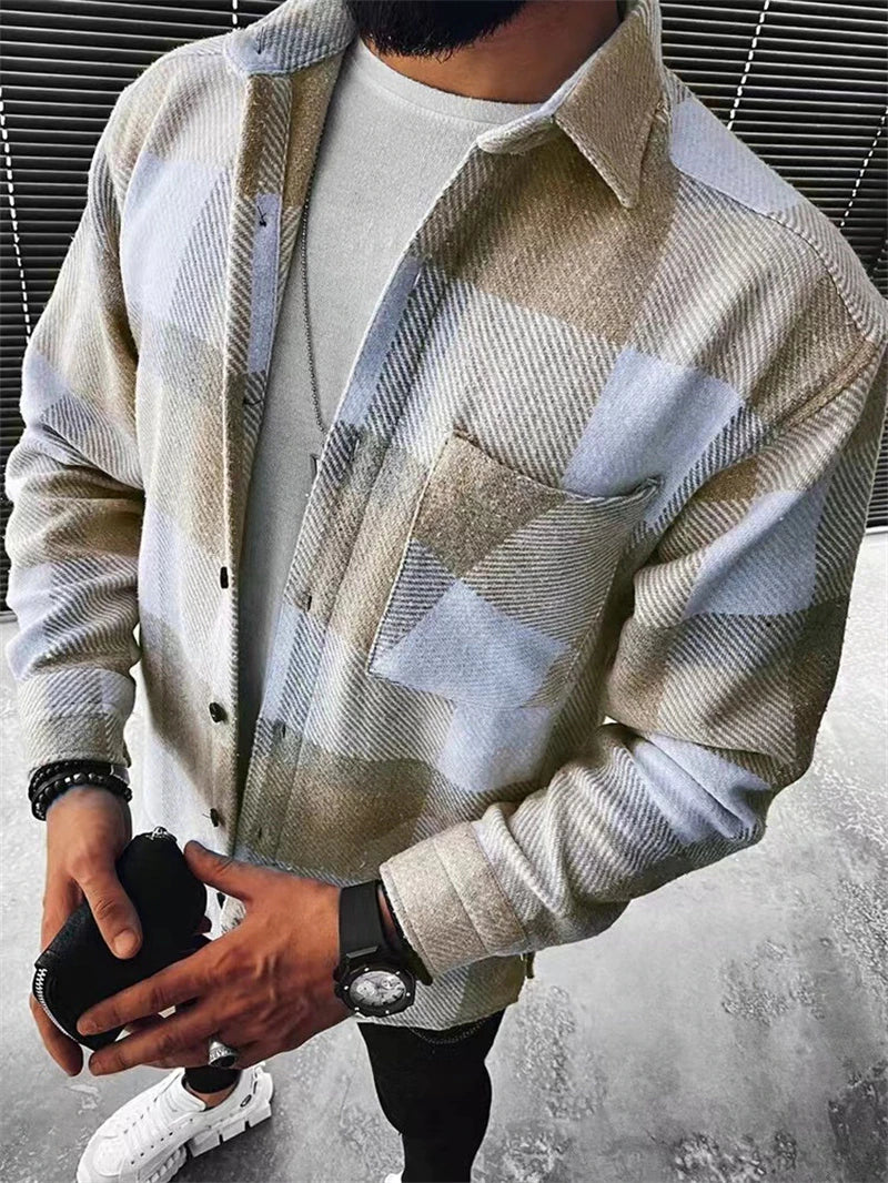 Denis™ | Heren Casual Lange Mouwen Overhemden