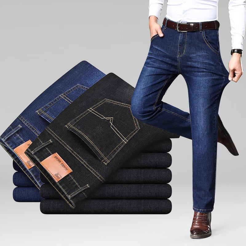 Alex | Slim-Fit Straight Jeans Stretch voor heren