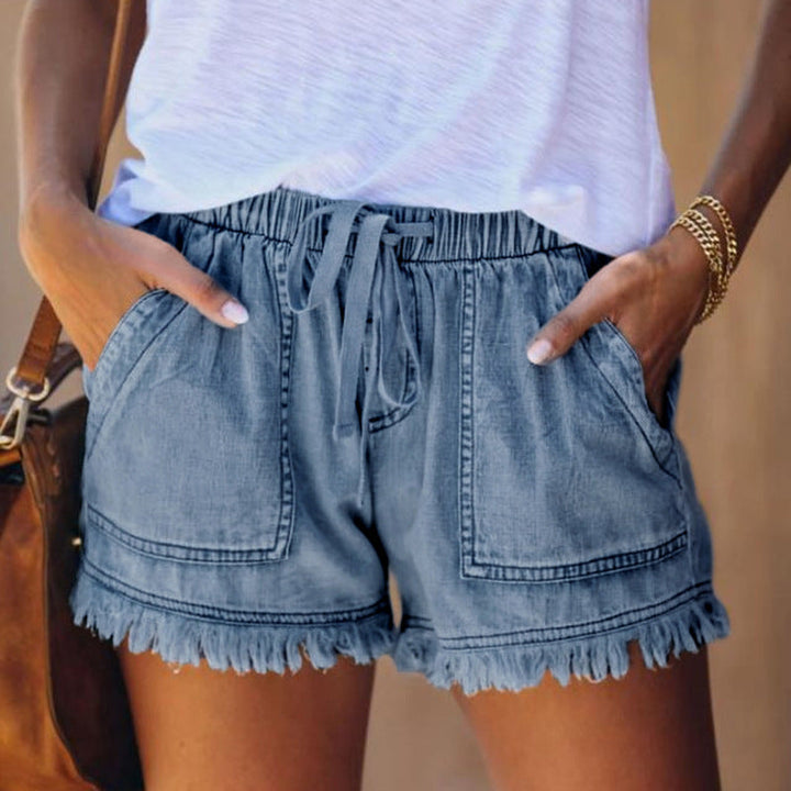 Lexi® | denim shorts met hoge taille