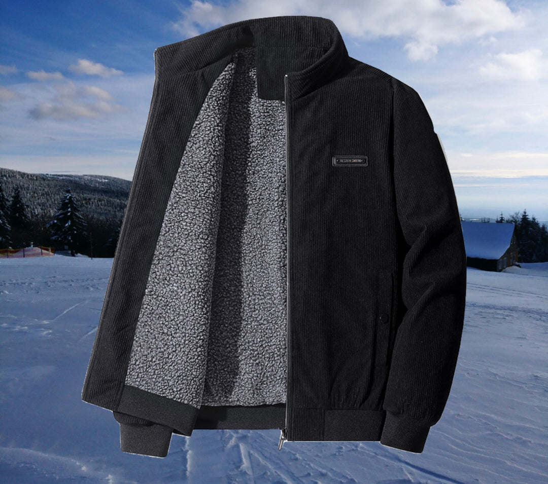 Philip™ - Veste Sherpa rétro en velours côtelé