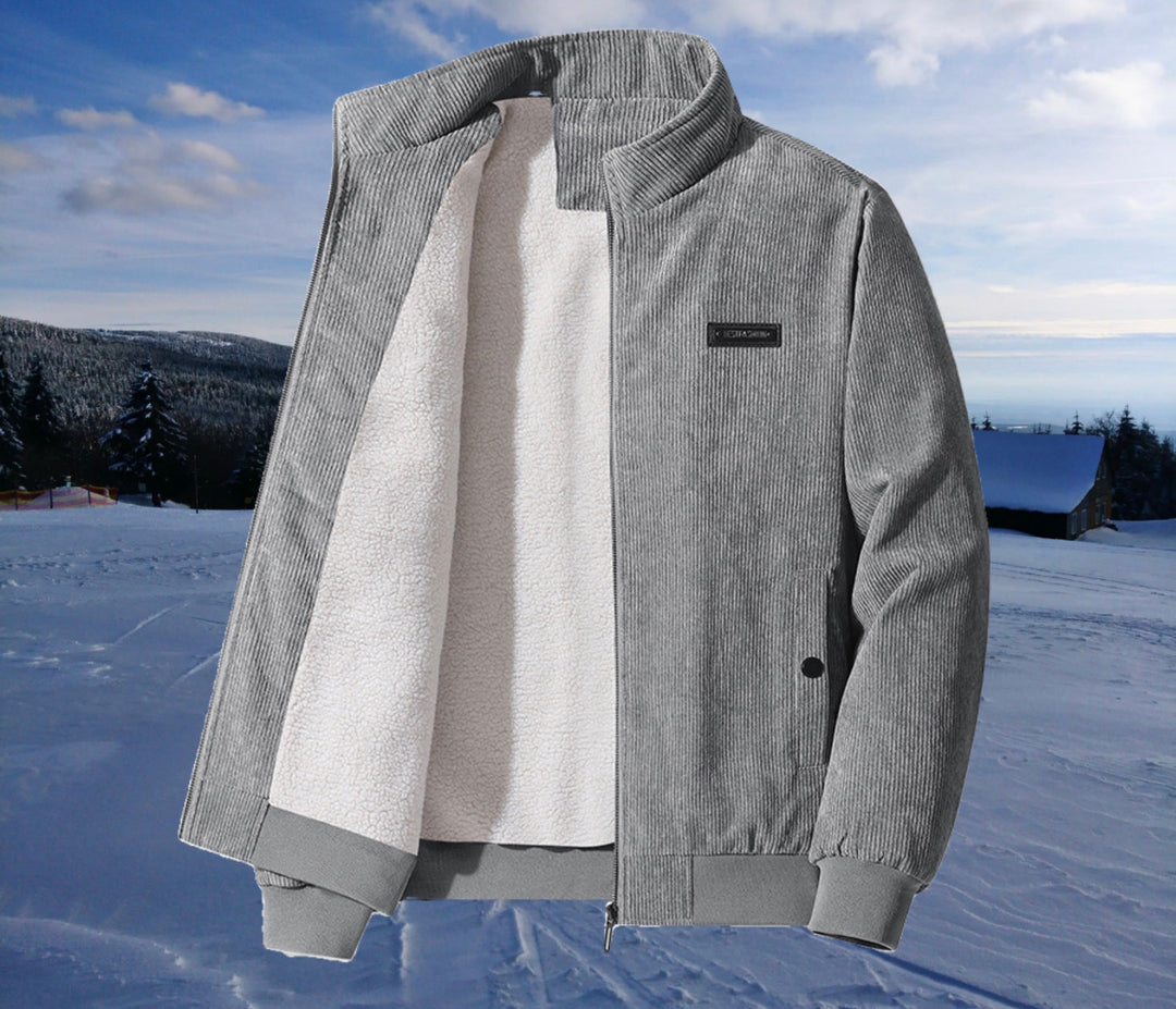 Philip™ - Veste Sherpa rétro en velours côtelé