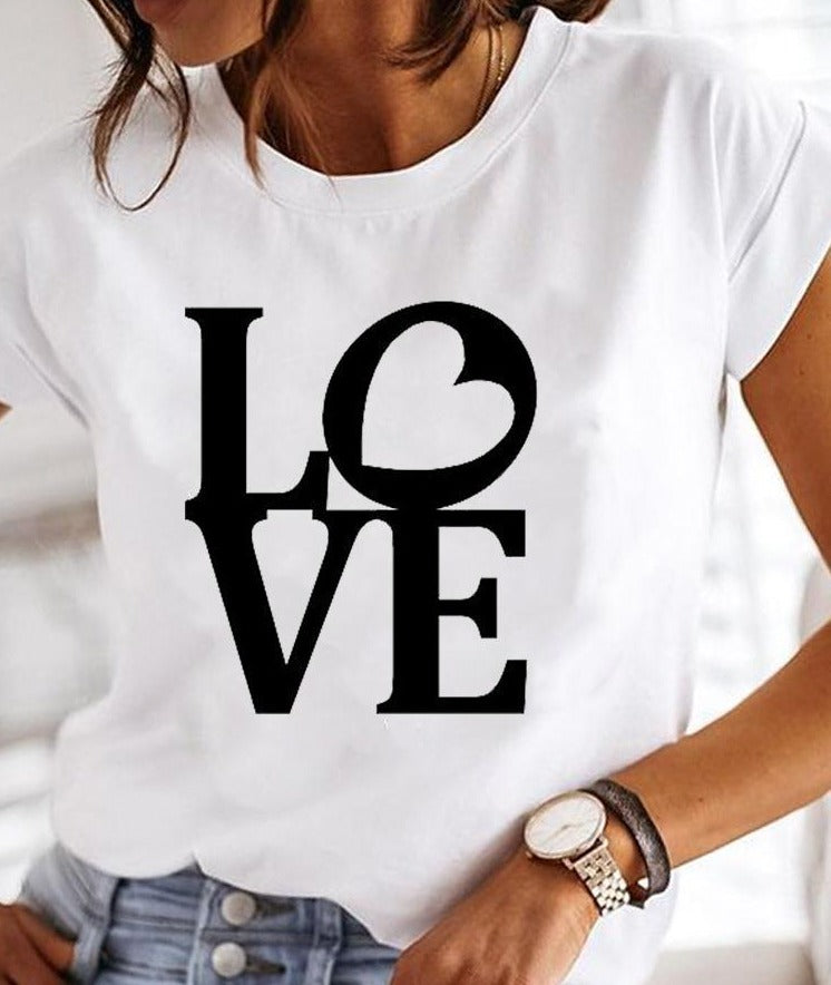 Delia - Superstijlvol t-shirt met extravagante zomermotieven
