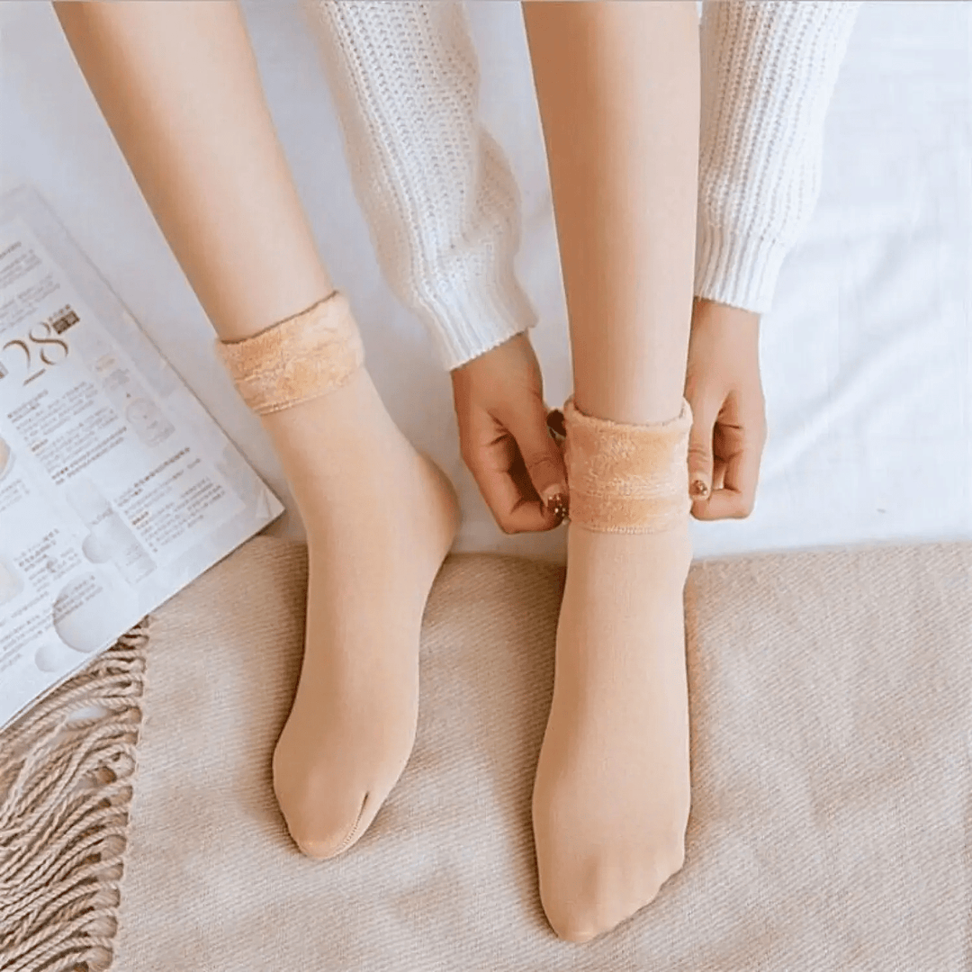2+1 Gratis (3-pack) Ultra Comfy Fleece Socks™ | Zachte wintersokken